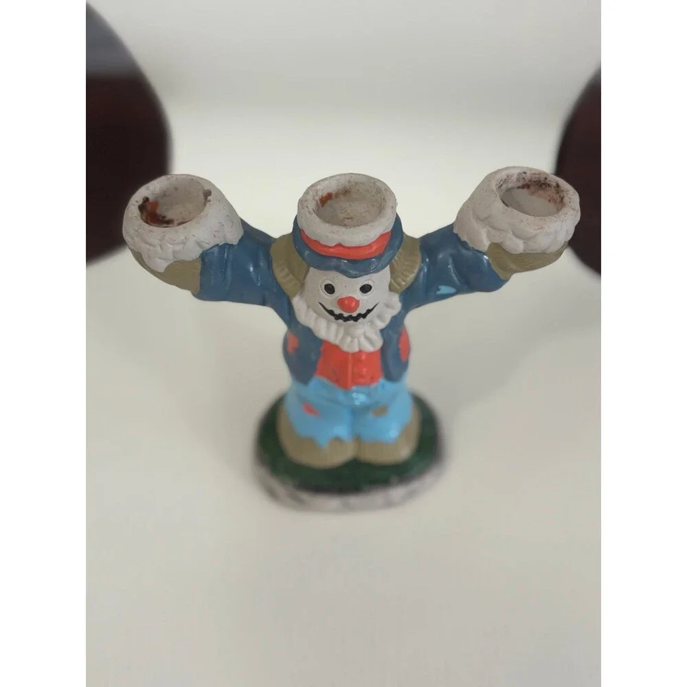 Vintage Scarecrow Candelabra